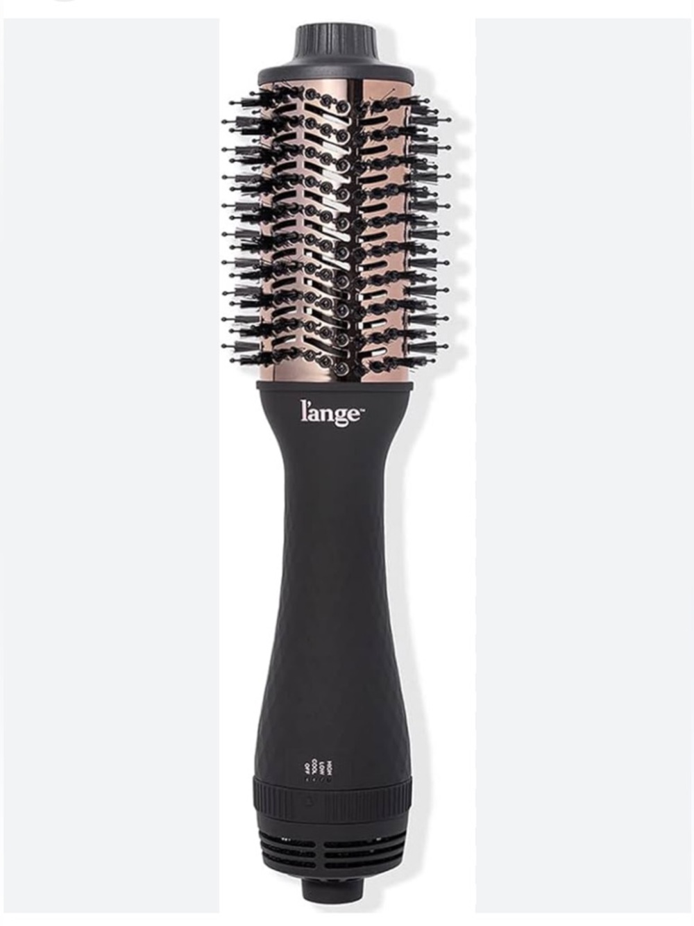 Lange Rose Gold & Black Hot Air Round Brush